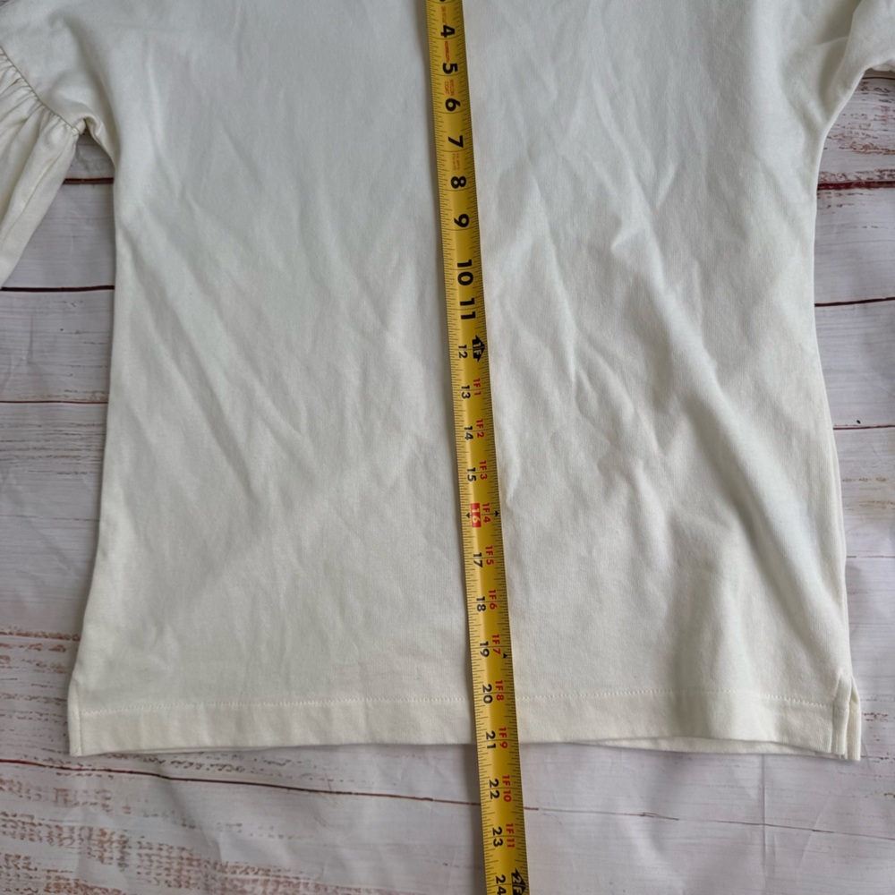 Vineyard Vines Off-White Bell Sleeve Blouse Women’s XXS - Picture 6 of 8